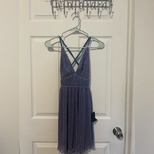 Lulus Elegant Purple Strappy Dress
